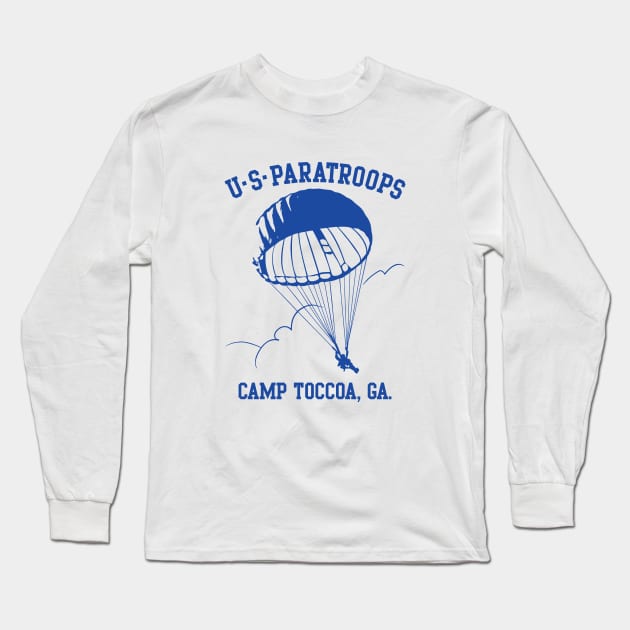 Mod.3 United States Paratroopers Camp Toccoa Long Sleeve T-Shirt by parashop